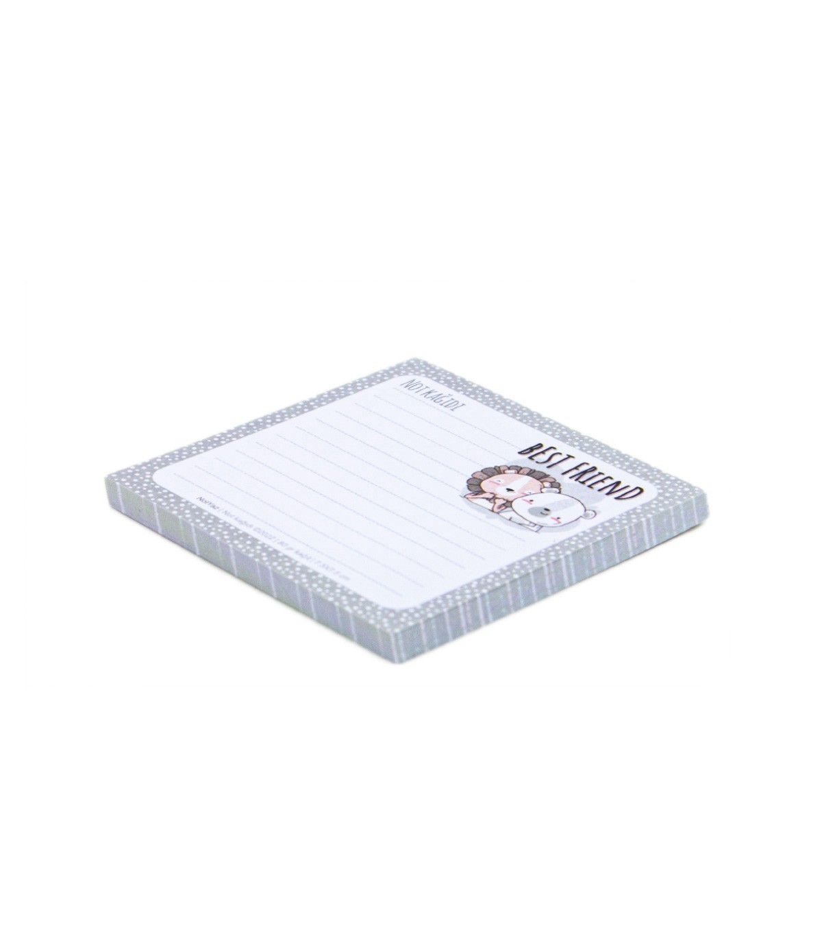 کاغذ یادداشت 50 برگ نوت یاز 7.5×7.5 سانت - طرح 19