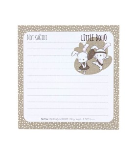 کاغذ یادداشت 50 برگ نوت یاز 7.5×7.5 سانت - طرح38