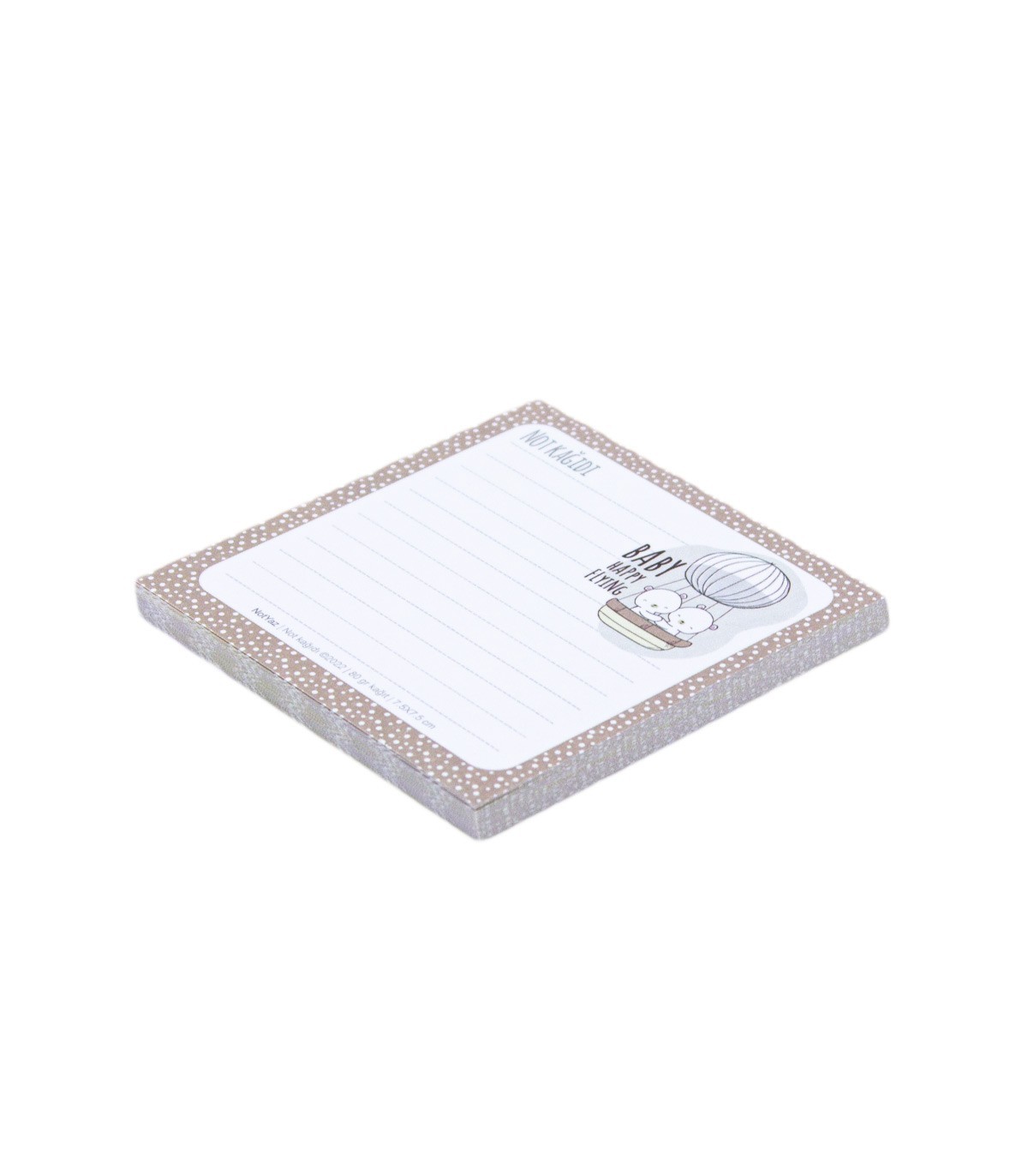 کاغذ یادداشت 50 برگ نوت یاز 7.5×7.5 سانت - طرح39