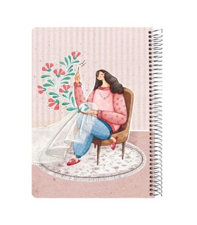 دفتر وزیری سیمی 100 برگ مسترنوت - کد 23