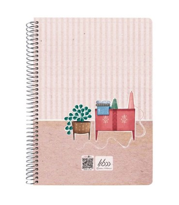 دفتر وزیری سیمی 100 برگ مسترنوت - کد 23