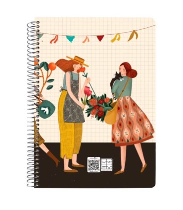 دفتر وزیری سیمی 100 برگ مسترنوت - کد 27