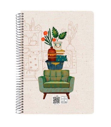 دفتر وزیری سیمی 100 برگ مسترنوت - کد 28