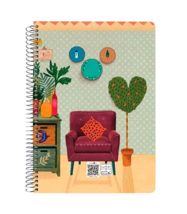 دفتر وزیری سیمی 100 برگ مسترنوت - کد 34