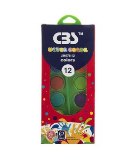 آبرنگ 12 رنگ سی بی اس - کد JM688