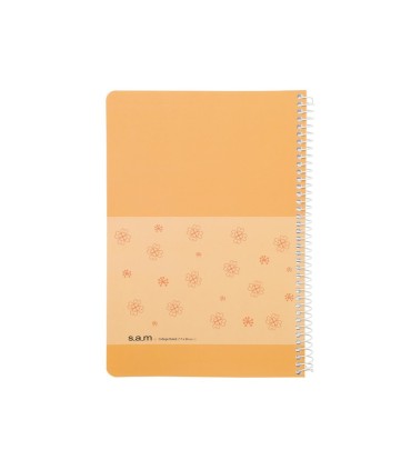 دفتر وزیری کلاسیک 100 برگ سم  SAM- طرح گل