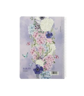 دفتر وزیری باپرفراژ و جداکننده سم SAM - طرح رشته گل