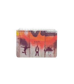 دفتر یادداشت سم با پرفراژ 10×15 سیم از 15 - طرح 002