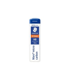 نوک مداد نوکی 0.9 میلی متری استدلر مدل Mars Micro Carbon کد 250 HB