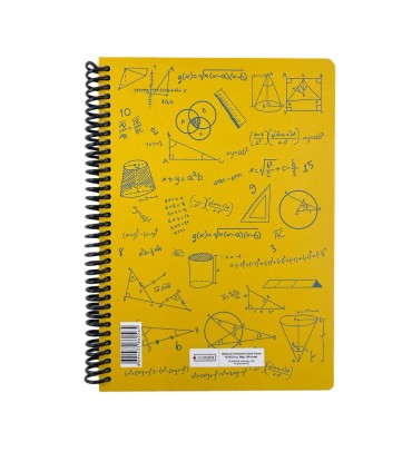 دفتر فرمول وزیری ریاضی دات نوت 100 برگ رنگ زرد dotnote