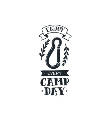 استیکر طرح enjoy every camp day