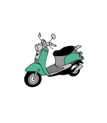 استیکر طرح وسپا