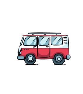 استیکر طرح ون