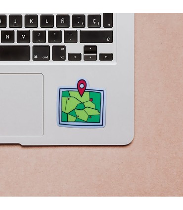 استیکر طرح نقشه