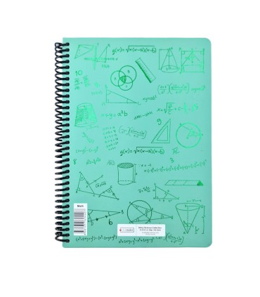دفتر فرمول shiny وزیری ریاضی دات نوت 100 برگ رنگ سبز