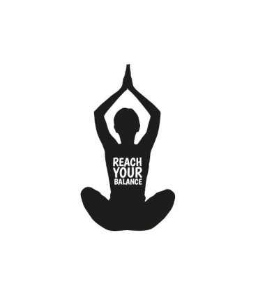 استیکر طرح یوگا