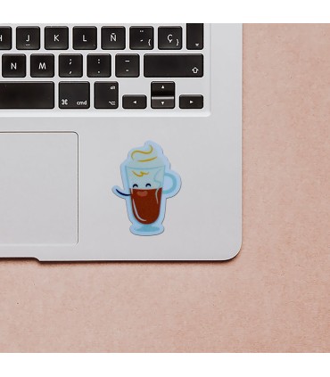 استیکر طرح قهوه