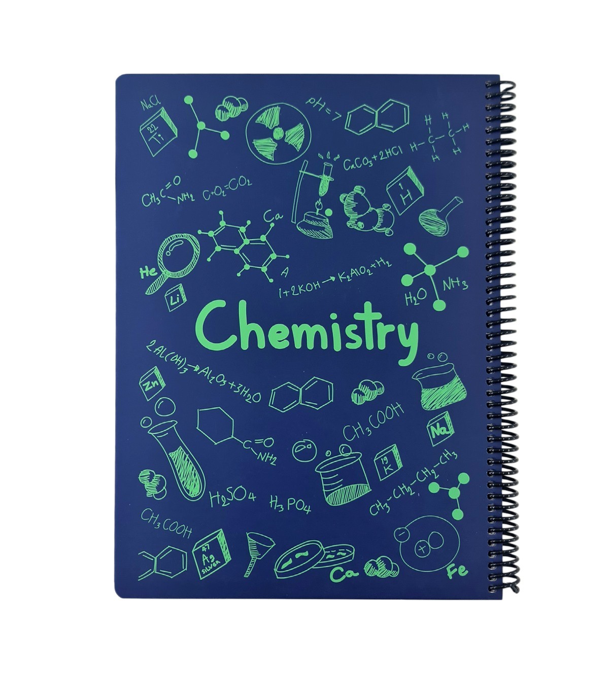 دفتر فرمول شیمی رحلی دات نوت رنگ سرمه ای
