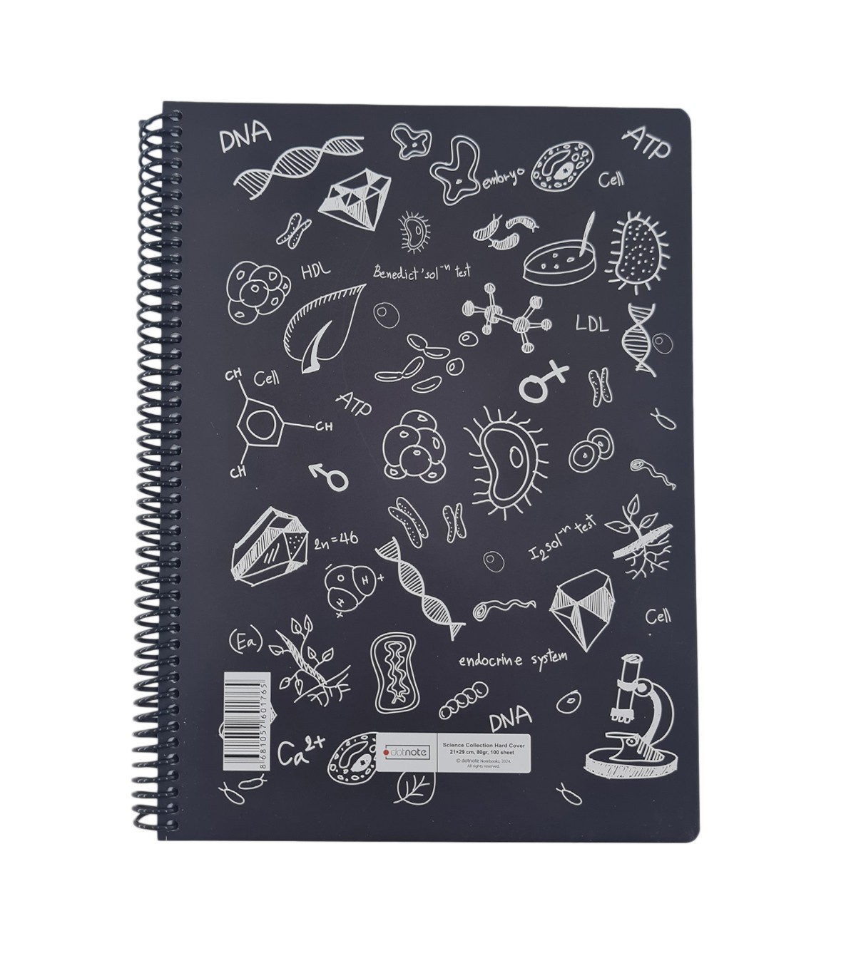 دفتر فرمول زیست رحلی دات نوت رنگ مشکی