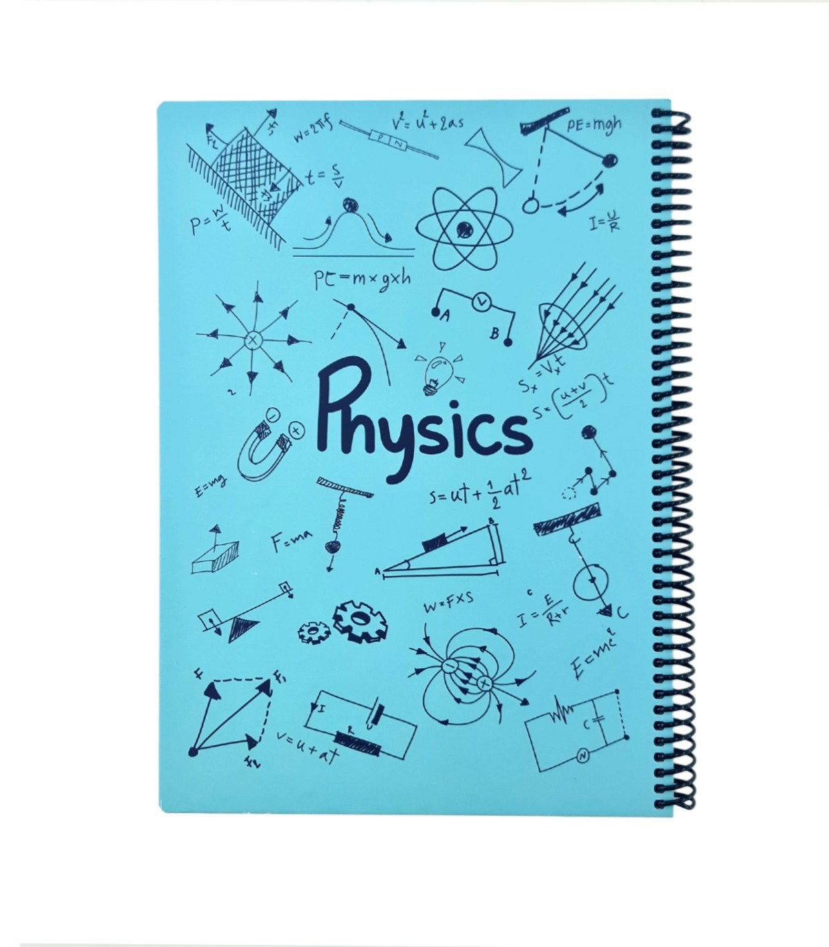 دفتر فرمول فیزیک رحلی دات نوت رنگ فیروزه ای