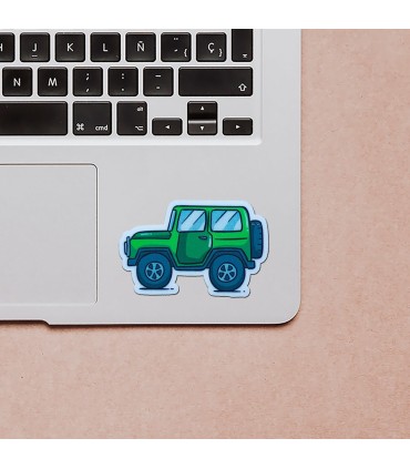 استیکر طرح جیپ