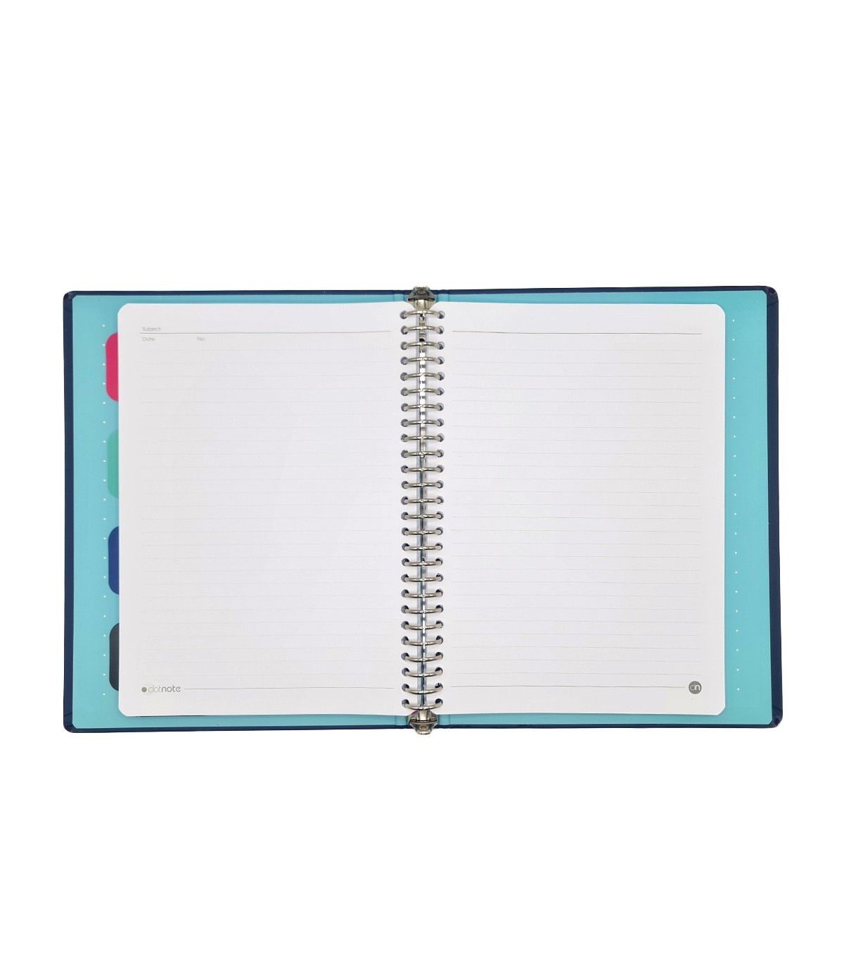 دفتر کلاسور ۲۶ حلقه فیزیک دات نوت- سورمه ای