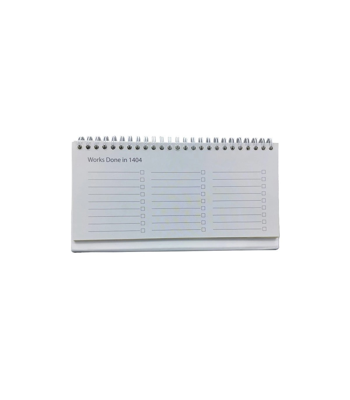 تقویم رومیزی 1404 سم طرح عروس هلندی