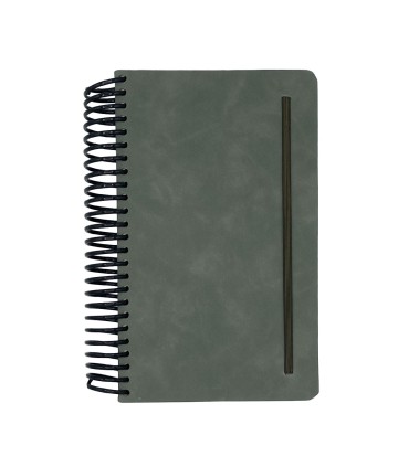 تقویم سال 1404 فنری اروپایی جلد ترمو دات نوت - زیتونی