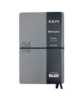 سررسید 1404 سم  SAM مدل سافت کلاسیک اروپایی- طوسی روشن