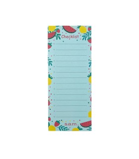 یادداشت چک لیست 52 برگ  سم - طرح میوه