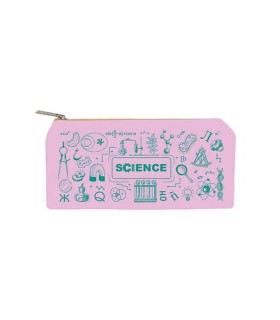 زیپ کیف دات نوت مدل Science سایز B5 رنگ صورتی