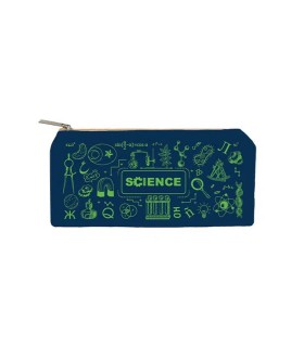 زیپ کیف دات نوت مدل Science سایز B5 رنگ سرمه ای