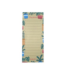 یادداشت چک لیست 52 برگ  سم - طرح گلدان