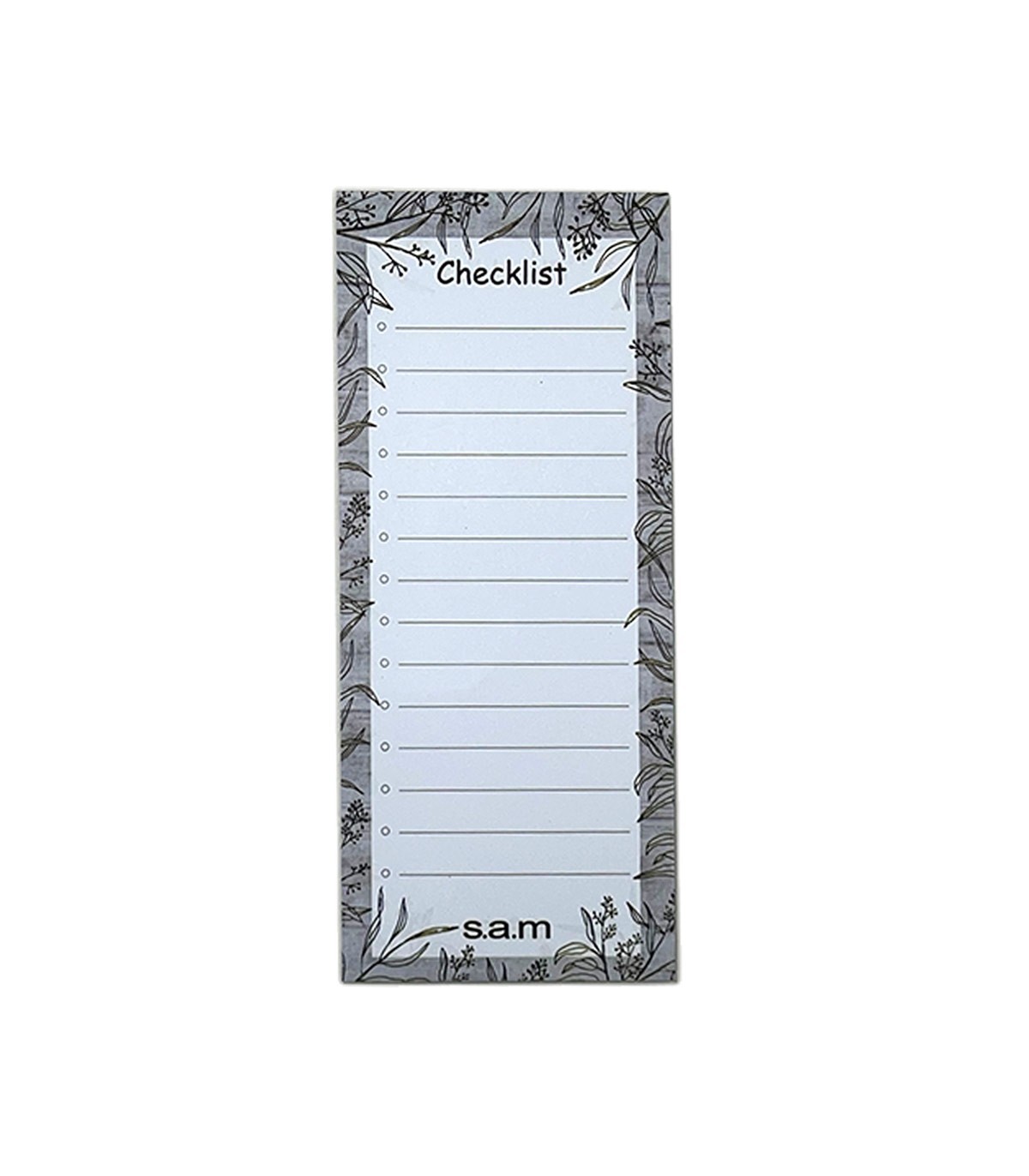 یادداشت چک لیست 52 برگ  سم - طرح شاخه