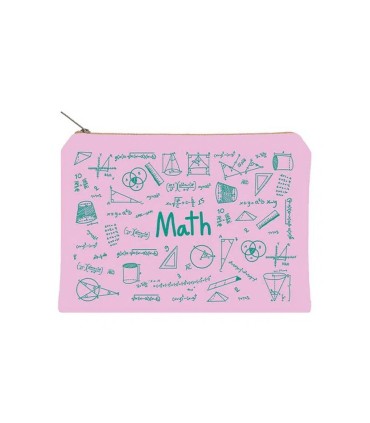 زیپ کیف دات نوت مدل Math سایز A5 رنگ صورتی