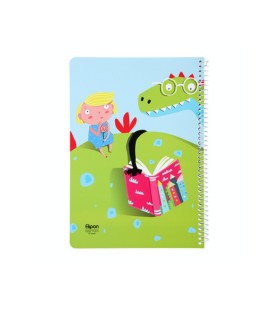 دفتر نقاشی فانتزی 60 برگ سیمی الیپون - کد 2551577