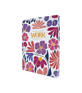 دفتر کلاسور 26 حلقه 100 برگ پیل - طرح Work