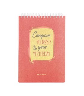 دفتر یادداشت پیل سایز A4 مدل گیومه طرح Compare