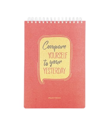 دفتر یادداشت پیل سایز A4 مدل گیومه طرح Compare