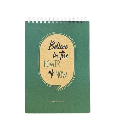 دفتر یادداشت پیل سایز A4 مدل گیومه طرح Believe