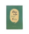 دفتر یادداشت پیل سایز A4 مدل گیومه طرح Believe