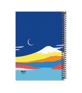 دفتر 80 برگ وزیری سیمی کلاسیک الیپون - کد 2311558