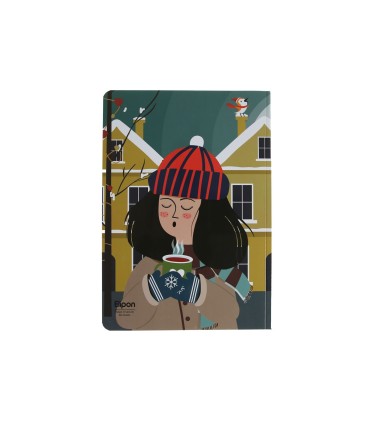 دفتر 60 برگ وزیری شومیز فانتزی الیپون - کد 2201239