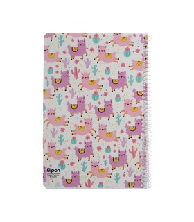 دفتر 60 برگ وزیری سیمی فانتزی الیپون - کد 2231219