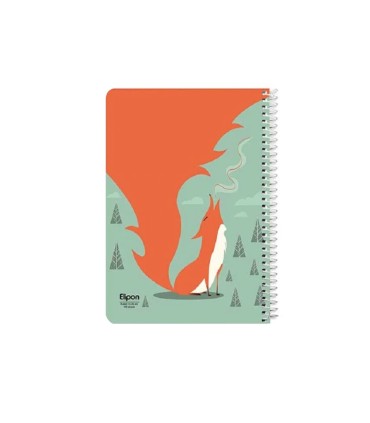 دفتر 100 برگ وزیری سیمی فانتزی الیپون - کد 2391273