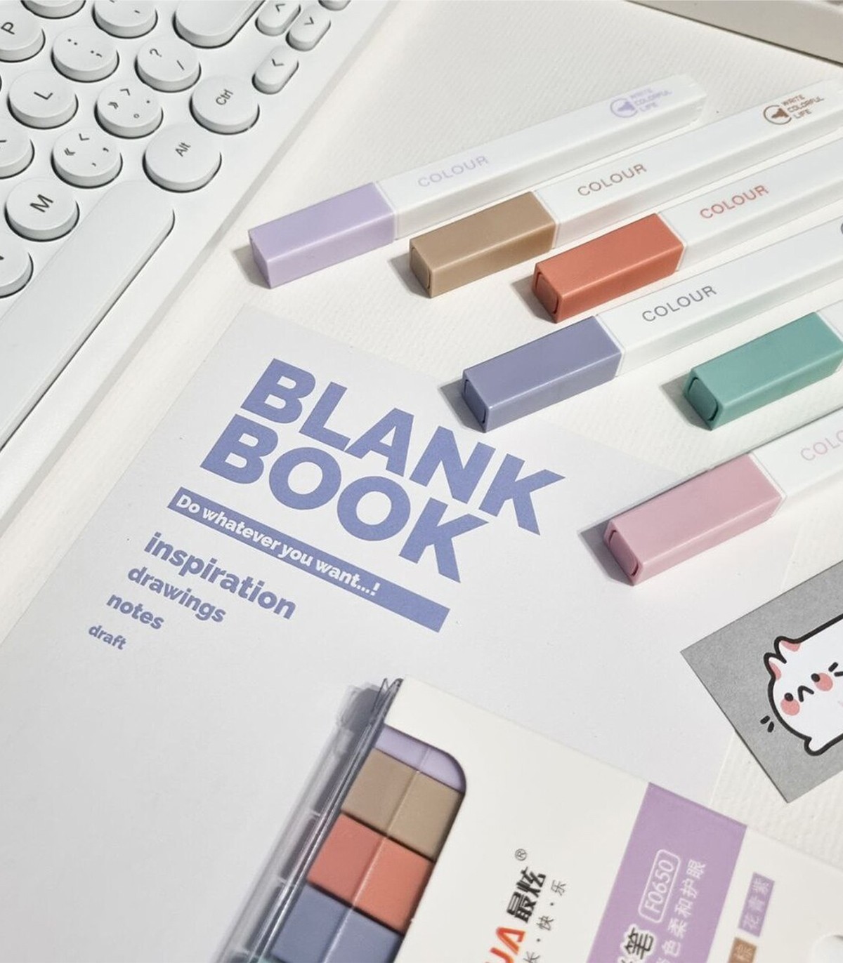 ماژیک هایلایتر پاستلی ZUIXUA پک 6 عددی کد F0650