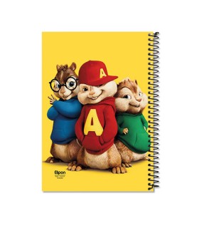 دفتر 40 برگ وزیری سیمی فانتزی الیپون - کد 2121523