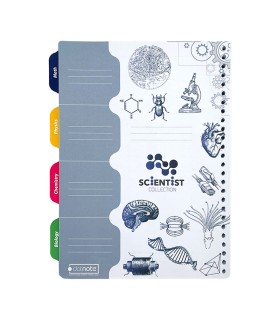 یدک دفتر کلاسور 26 حلقه دات نوت 100 برگ طرح My Science