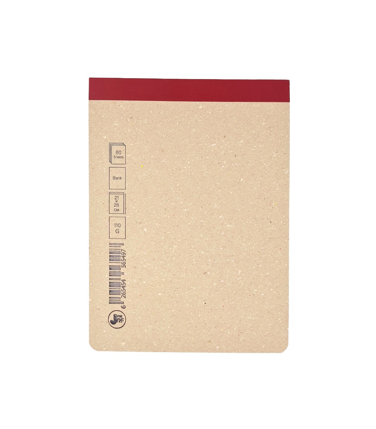 دفتر طراحی پیل مدل کانسپت طرح Designer سایز A4 - رنگ قرمز