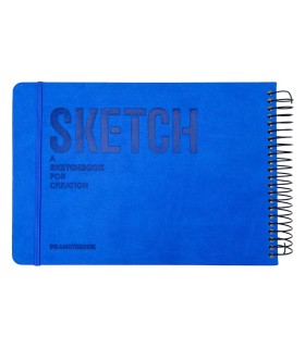 دفتر طراحی 60 برگ پیل مدل SKETCH سایز A5 - رنگ آبی